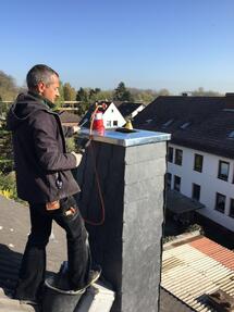 Unser Meister mit Blick über Arnum