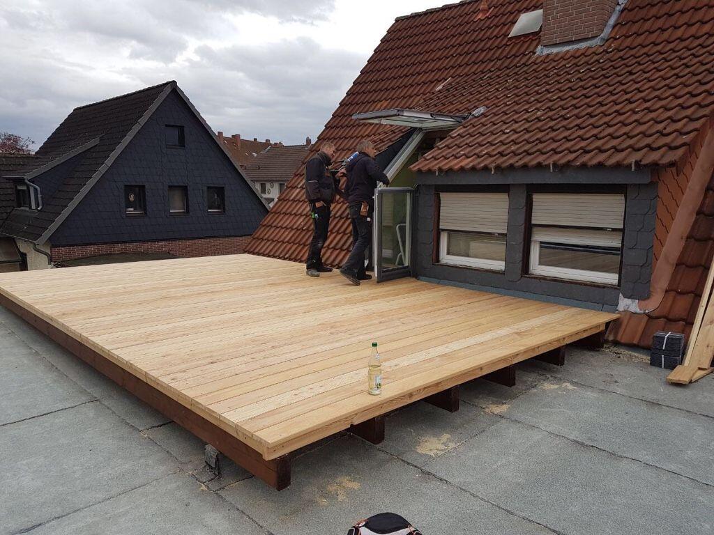 dachterrasse flachdach hannover dachdecker
